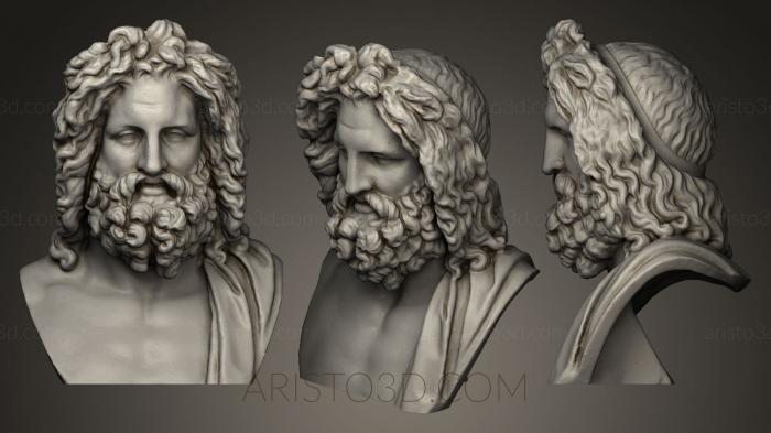 Busts and heads antique and historical (BUSTA_0185) 3D model for CNC machine